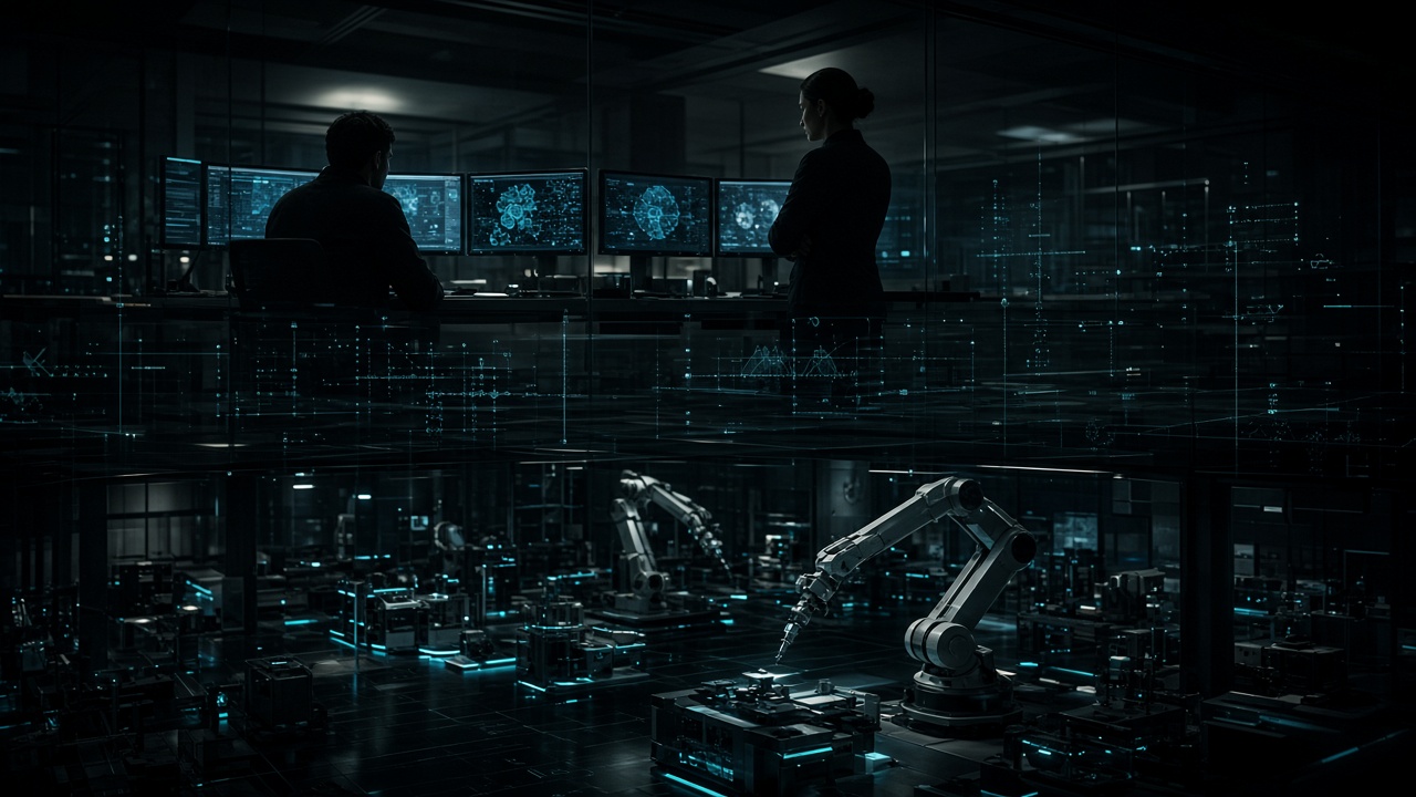 Governed multi-agent research stack — machine speed with human veto over what becomes IP.